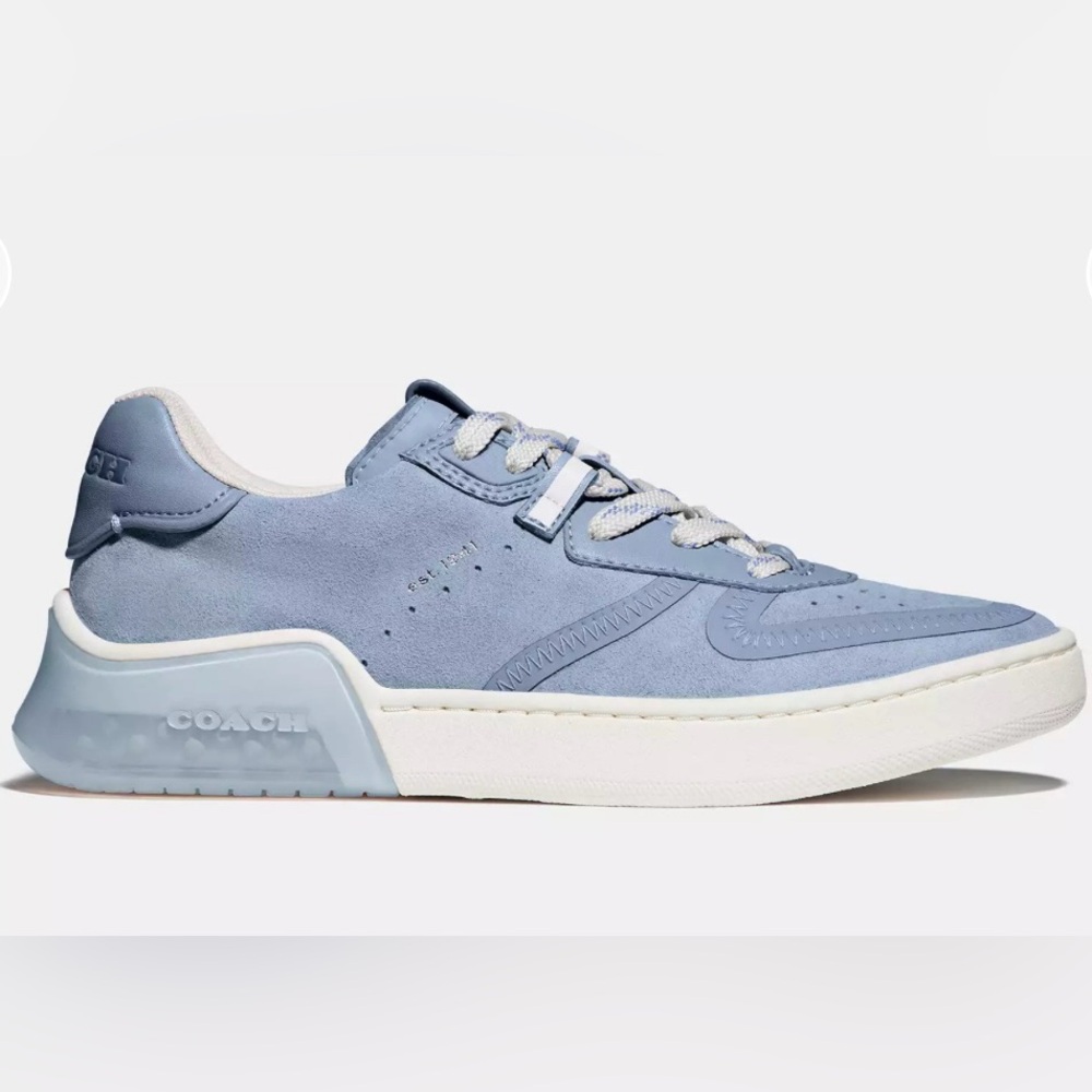 Coach CitySole Court Blue Suede Sneakers | G5044 | Size 6 | Sold Out